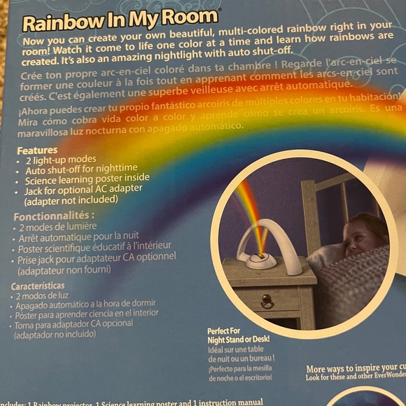 New in box rainbow light projector - Picture 4 of 5